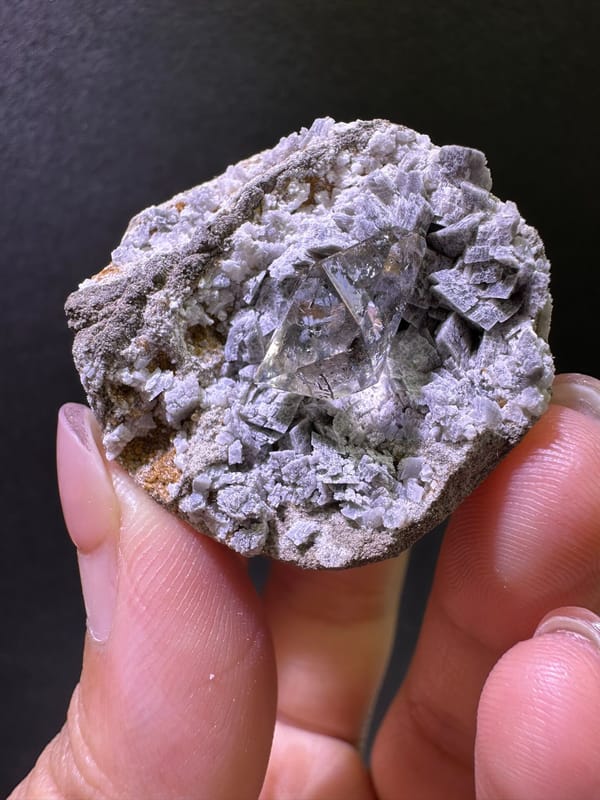 Double-terminated quartz from Guizhou, China, individual mineral specimen view 5