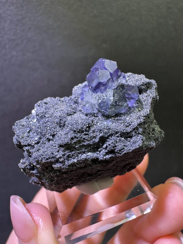 Fluorite from Fujian, China, individual mineral specimen view 5
