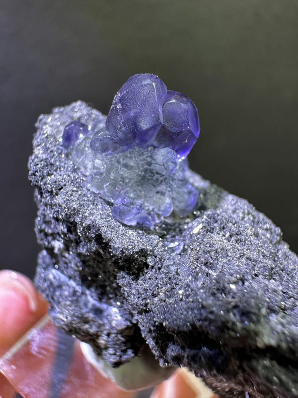 Fluorite from Fujian, China, individual mineral specimen view 6