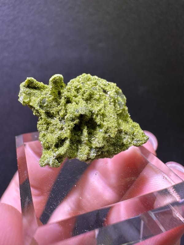 Epidote from Turkey, individual mineral specimen view 2