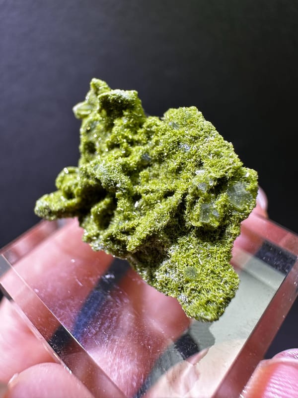 Epidote from Turkey, individual mineral specimen view 3