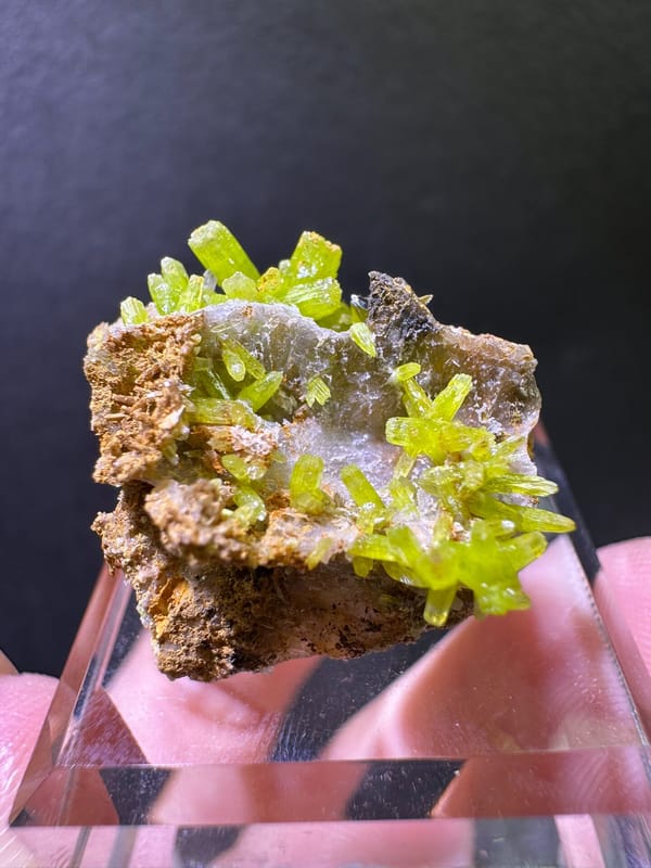 Pyromorphite from Gongcheng, Guangxi, China, individual mineral specimen view 1