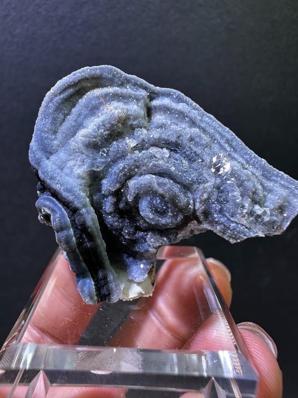Agate from Brazil, individual mineral specimen view 1