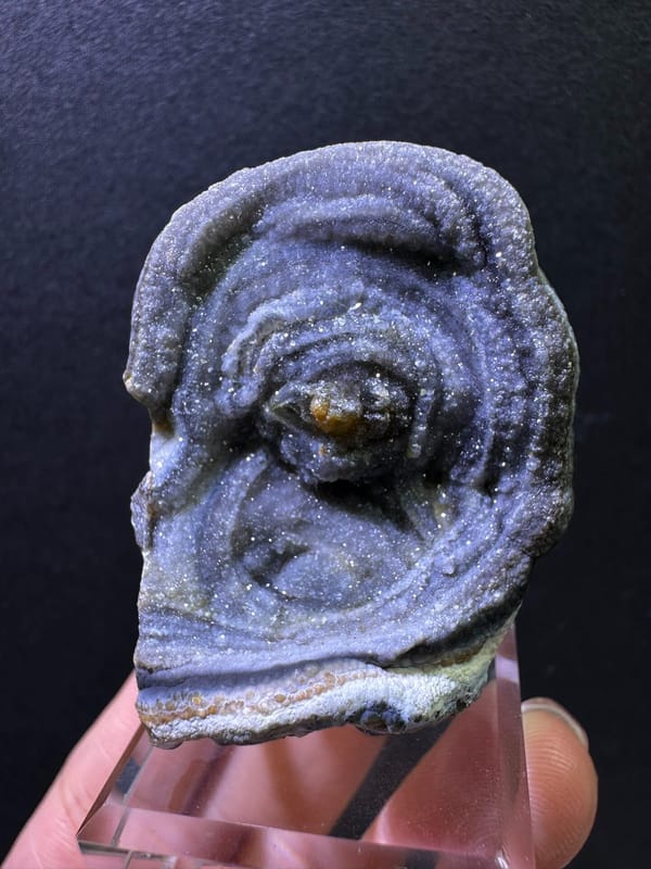 Agate from Brazil, individual mineral specimen view 1