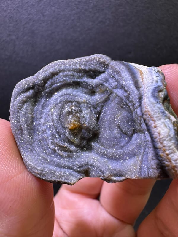 Agate from Brazil, individual mineral specimen view 3