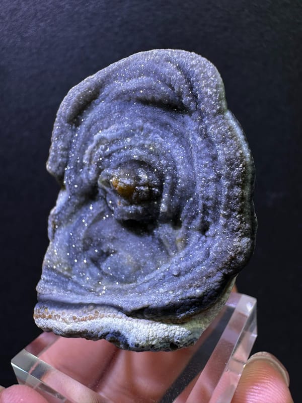 Agate from Brazil, individual mineral specimen view 4