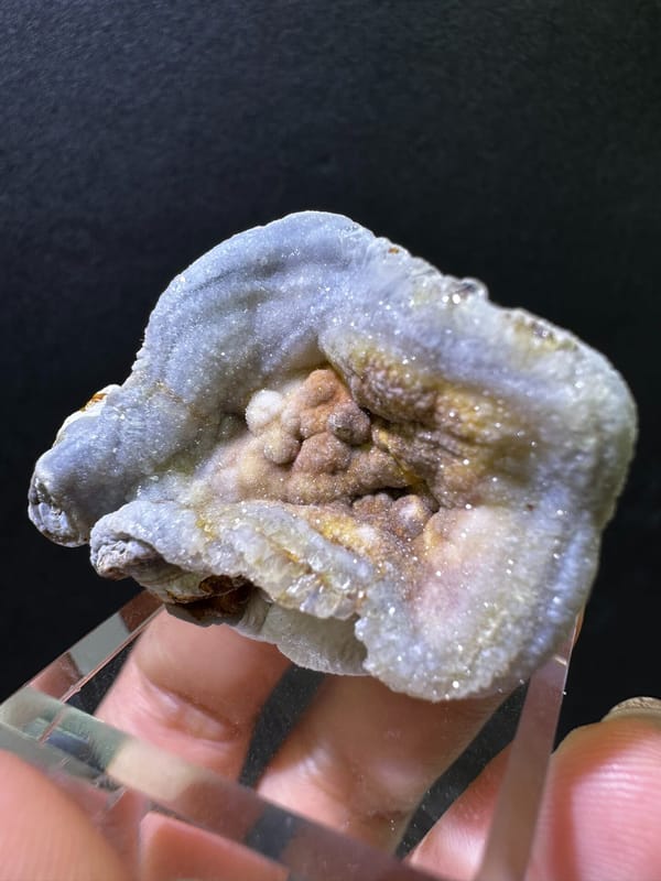 Agate from Brazil, individual mineral specimen view 2