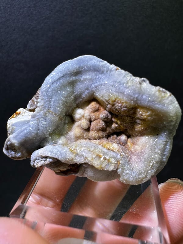 Agate from Brazil, individual mineral specimen view 3
