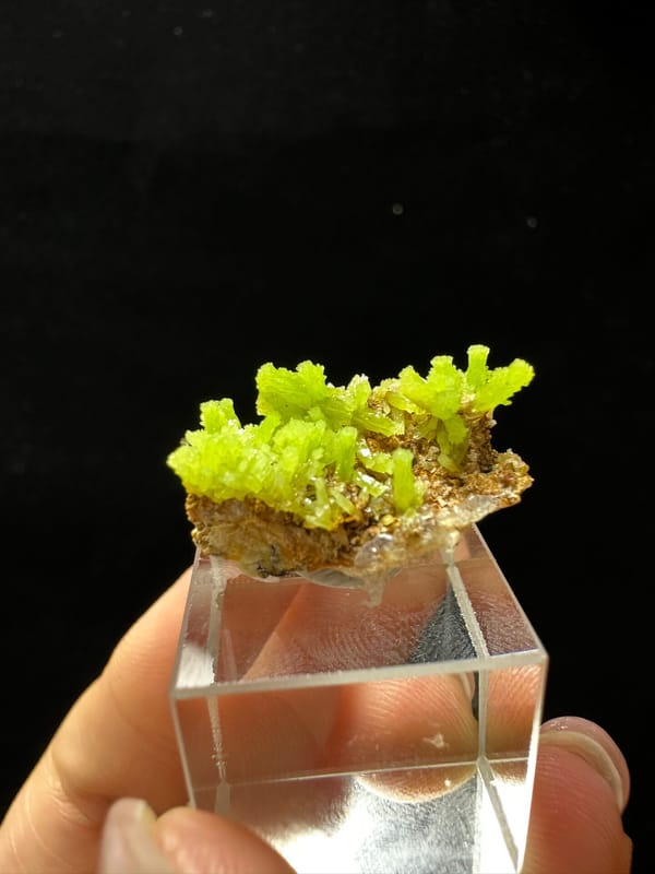 Pyromorphite from Guangxi, China, individual mineral specimen view 2