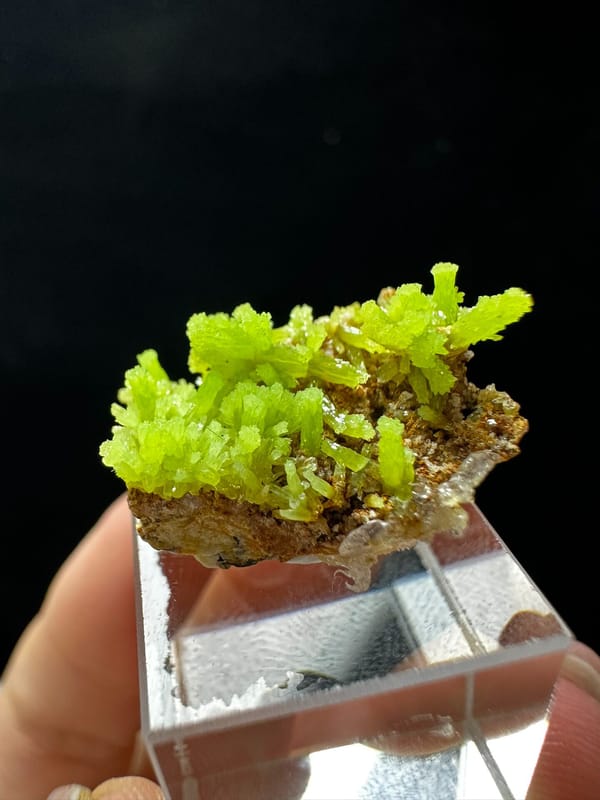 Pyromorphite from Guangxi, China, individual mineral specimen view 3