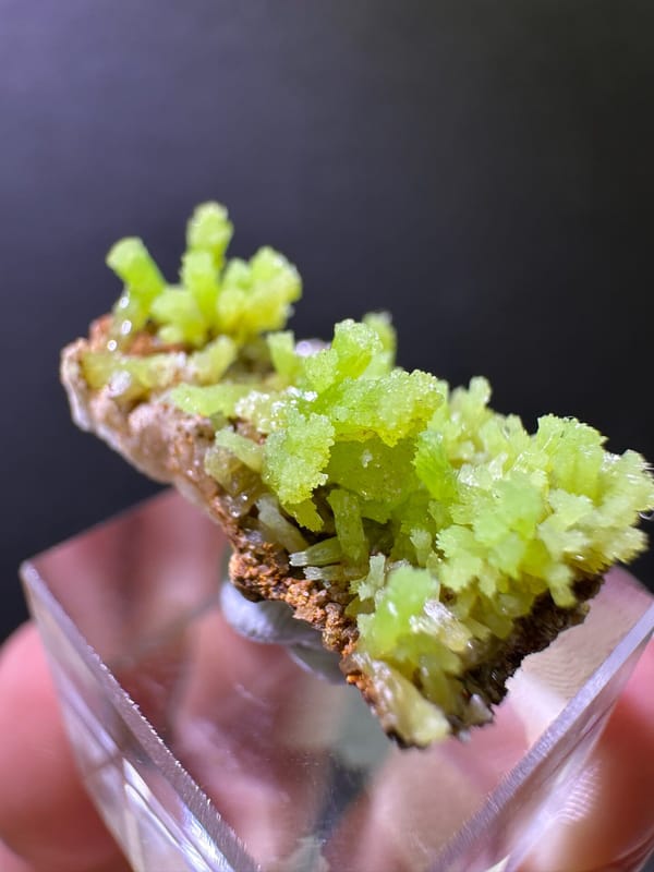Pyromorphite from Guangxi, China, individual mineral specimen view 4