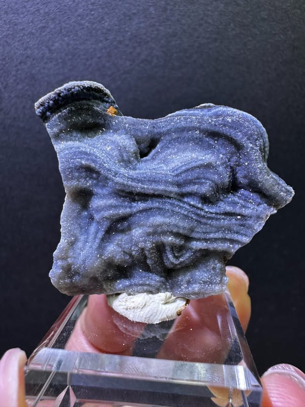 Wavy Lavender Galaxy Agate Slab