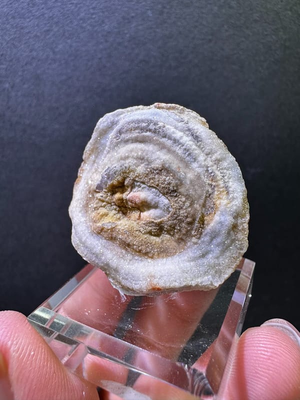 Agate from Brazil, individual mineral specimen view 2
