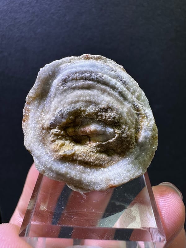 Agate from Brazil, individual mineral specimen view 3