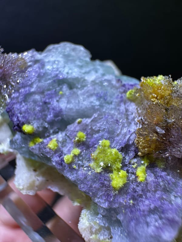 Creedite from Guizhou, China, individual mineral specimen view 4