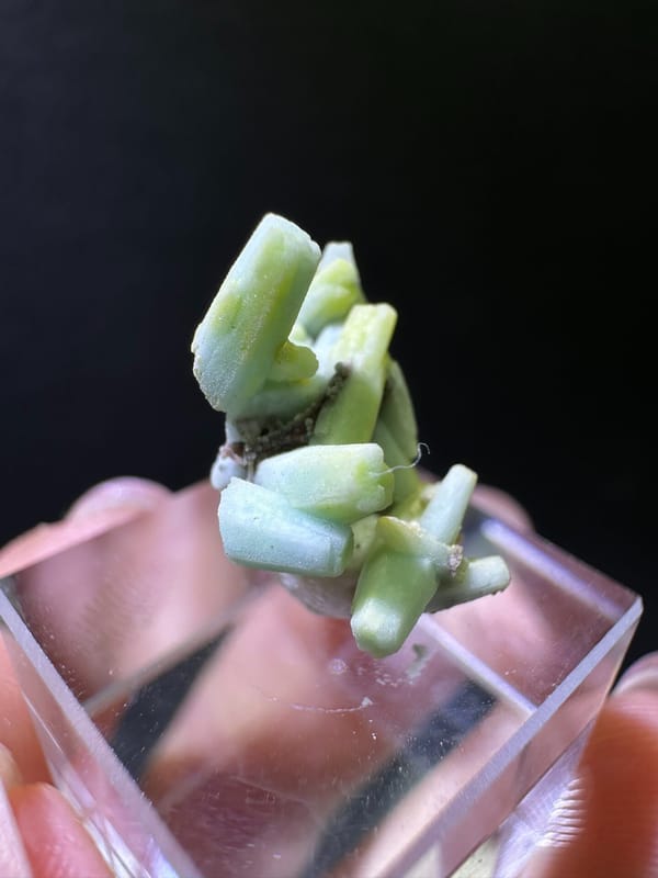Pyromorphite from Guangxi, China, individual mineral specimen view 2