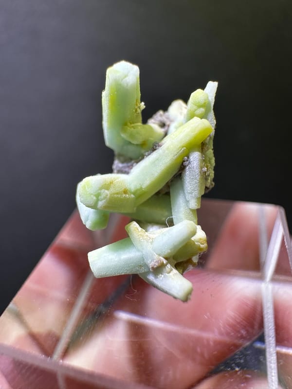 Pyromorphite from Guangxi, China, individual mineral specimen view 3
