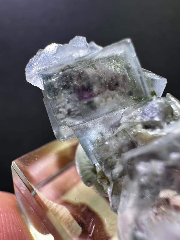 Fluorite from Yaogangxian Mine, Yizhang Co., Hunan, China, individual mineral specimen view 1