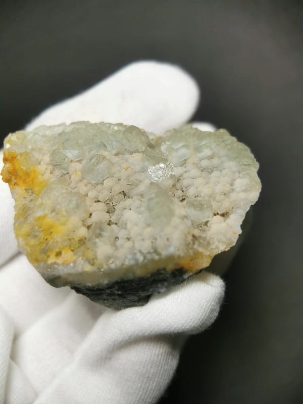Fluorite from Xinyang, Henan, China, individual mineral specimen view 1