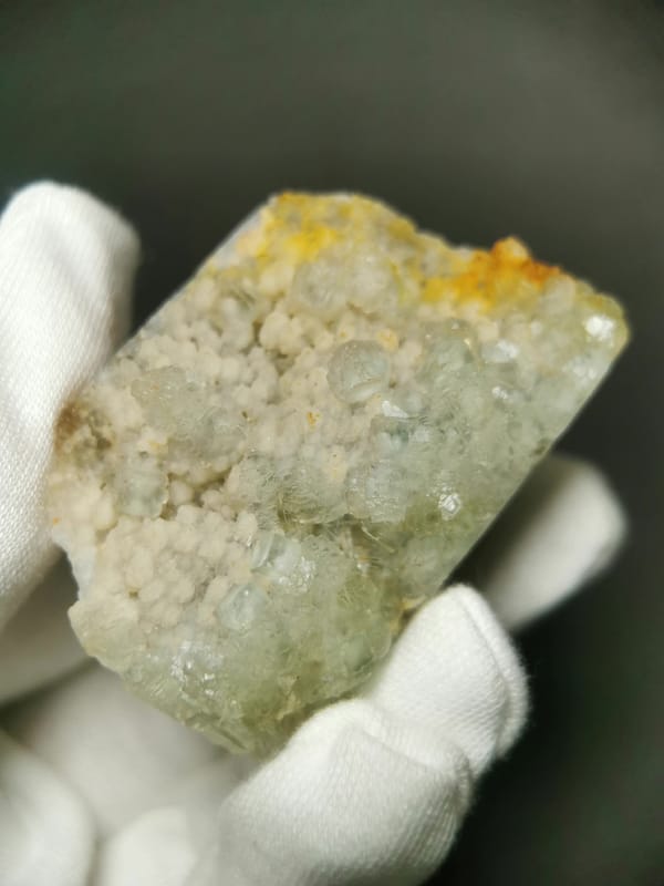 Fluorite from Xinyang, Henan, China, individual mineral specimen view 2
