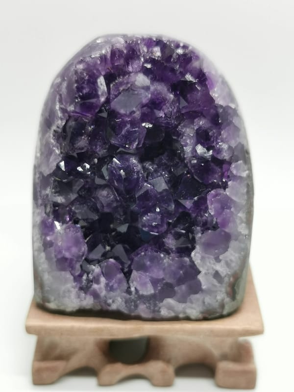 Amethyst from Uruguay, individual mineral specimen view 1