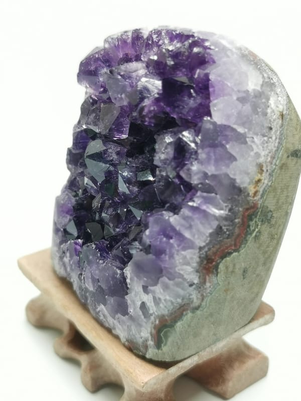 Amethyst from Uruguay, individual mineral specimen view 3