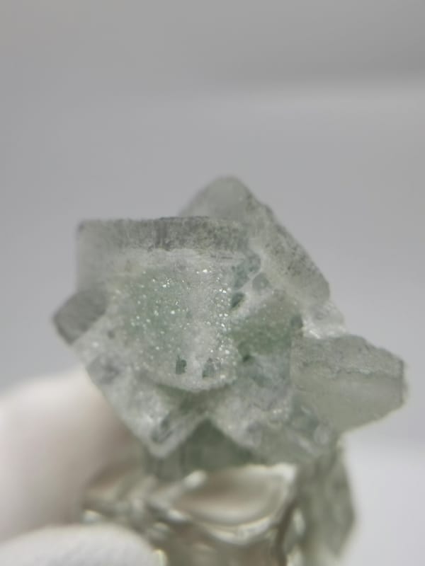 Fluorite from Zhejiang, China, individual mineral specimen view 2