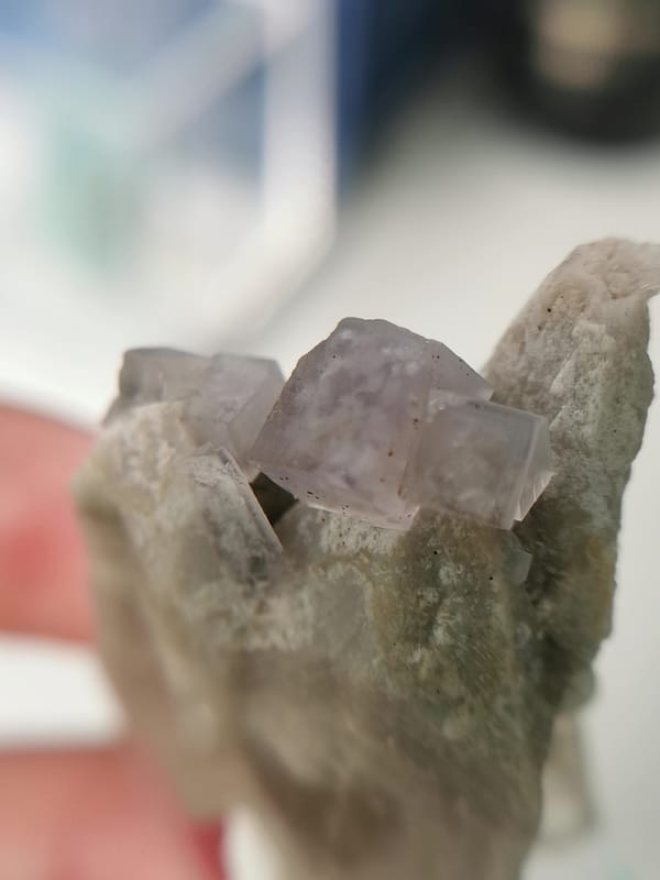 Fluorite from Inner Mongolia, China, individual mineral specimen view 3