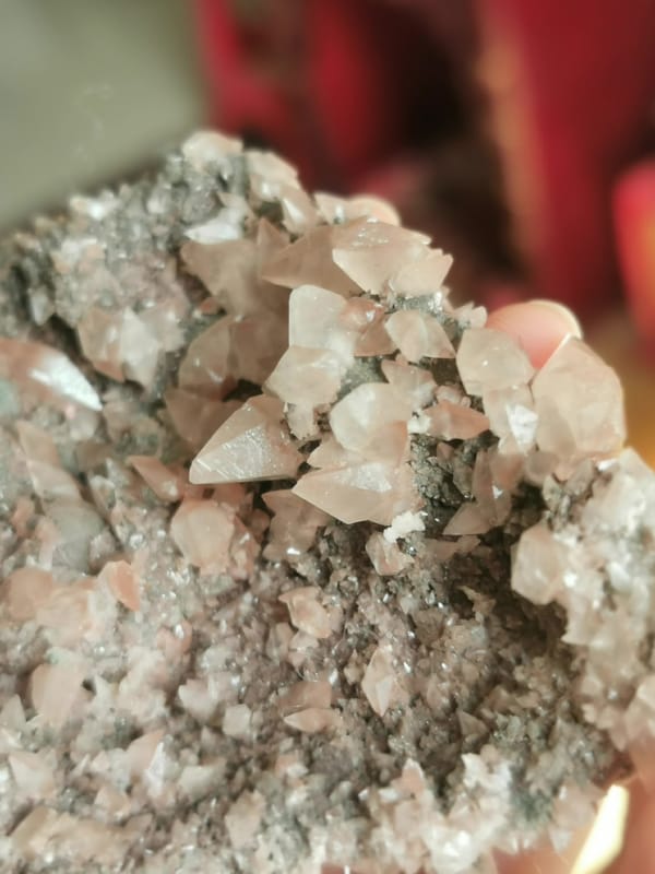 Calcite, individual mineral specimen view 2 for a mineral collection