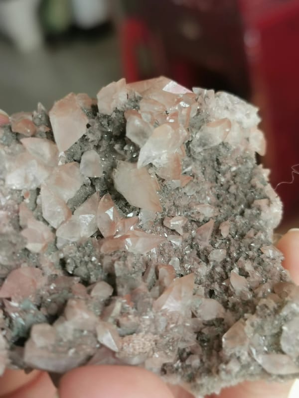Calcite, individual mineral specimen view 3 for a mineral collection