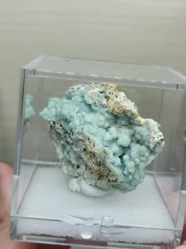 Gibbsite, individual mineral specimen view 2 for a mineral collection