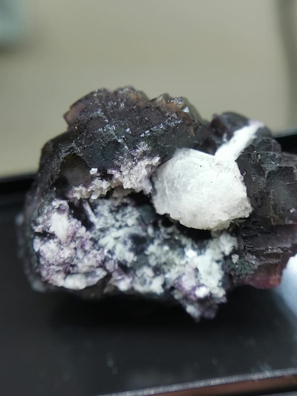 Fluorite from Inner Mongolia, China, individual mineral specimen view 5