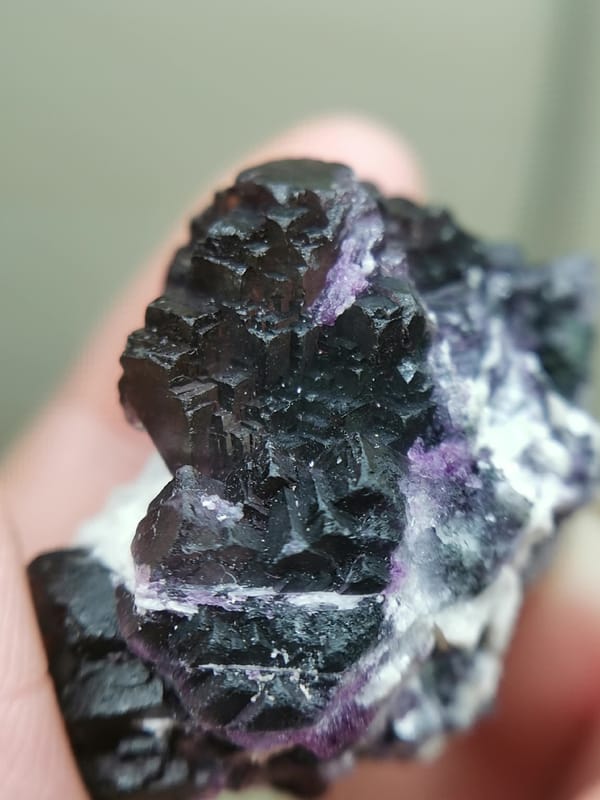 Fluorite from Inner Mongolia, China, individual mineral specimen view 7