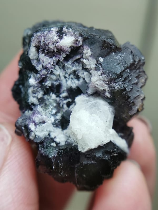 Fluorite from Inner Mongolia, China, individual mineral specimen view 8
