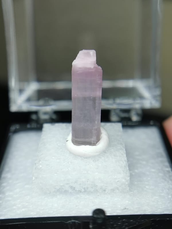 Tourmaline from Afghanistan, individual mineral specimen view 1