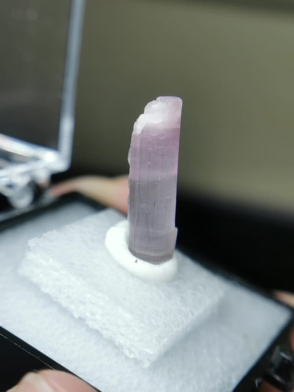 Tourmaline from Afghanistan, individual mineral specimen view 2