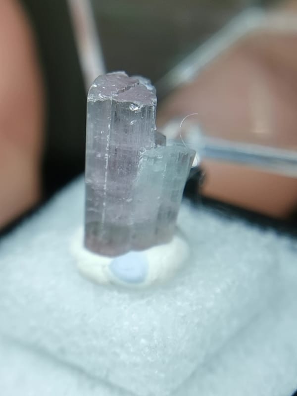 Tourmaline from Afghanistan, individual mineral specimen view 4