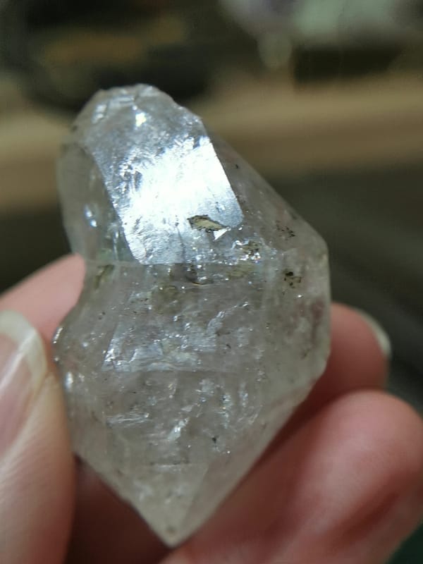 Quartz, individual mineral specimen view 2 for a mineral collection