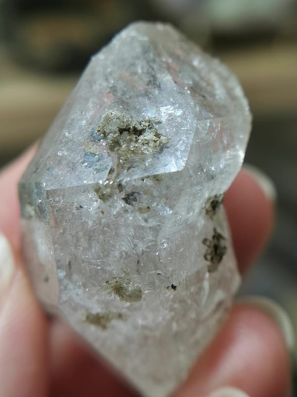 Quartz, individual mineral specimen view 3 for a mineral collection