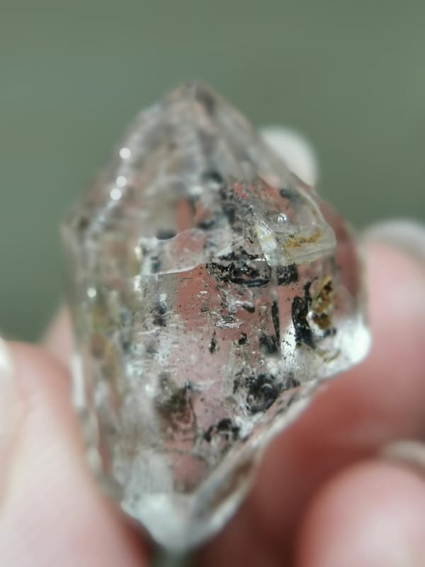 Double-terminated quartz from Guizhou, China, individual mineral specimen view 3