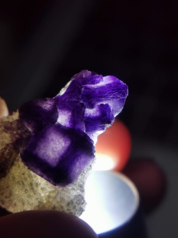 Fluorite from Anhui, China, individual mineral specimen view 5