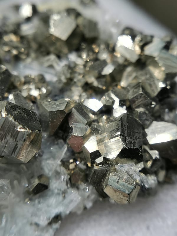 Pyrite from Peru, individual mineral specimen view 3