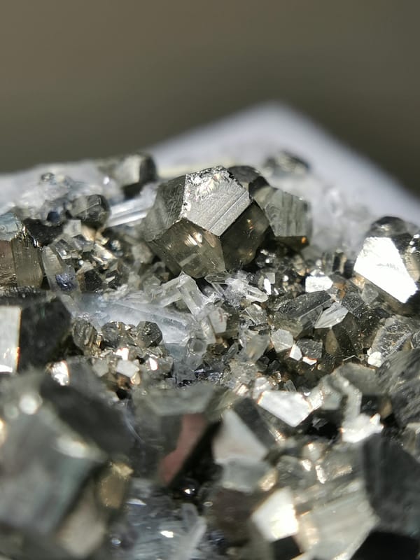 Pyrite from Peru, individual mineral specimen view 5