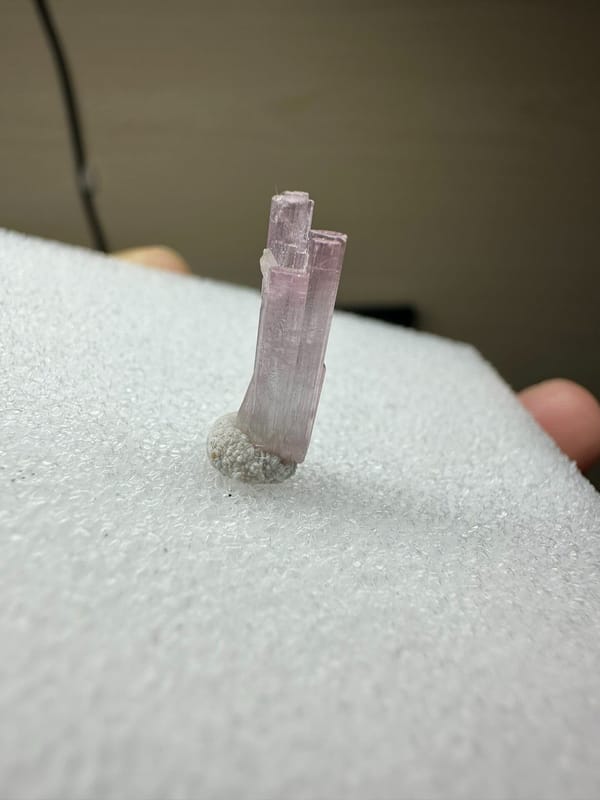 Tourmaline from Afghanistan, individual mineral specimen view 2