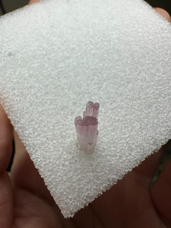 Tourmaline from Afghanistan, individual mineral specimen view 5