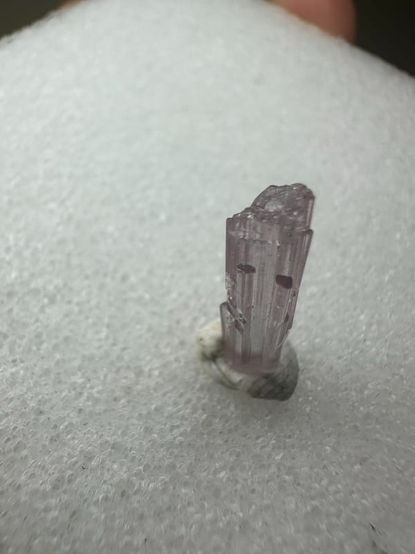 Tourmaline from Afghanistan, individual mineral specimen view 1