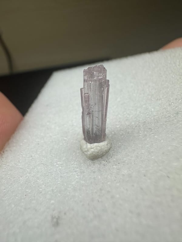Tourmaline from Afghanistan, individual mineral specimen view 2