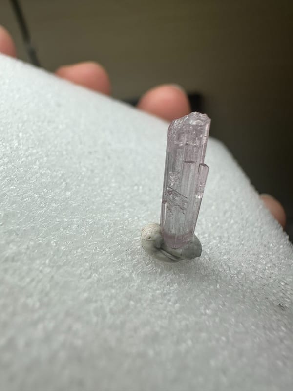 Tourmaline from Afghanistan, individual mineral specimen view 4