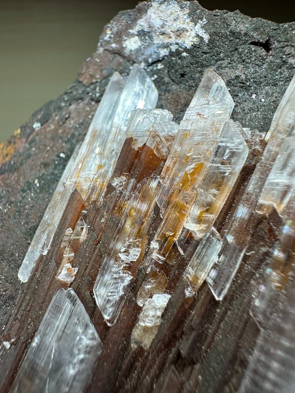 Gypsum from Guizhou, China, individual mineral specimen view 6