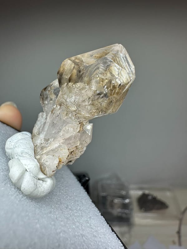 Quartz, individual mineral specimen view 2 for a mineral collection